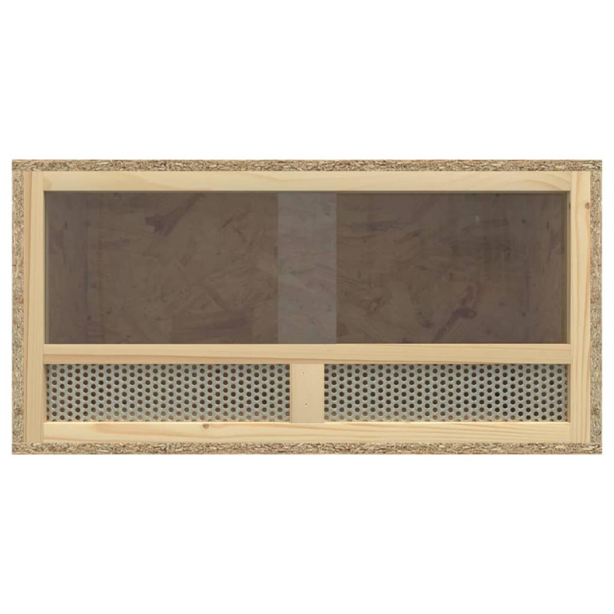Terrario de madera contrachapada 60x30x30 cm
