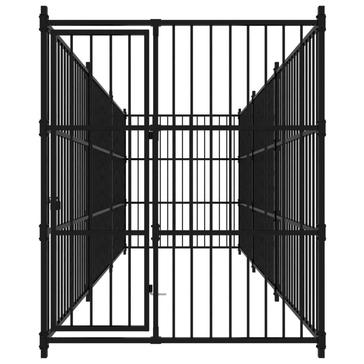 Perrera de exterior 450x150x185 cm