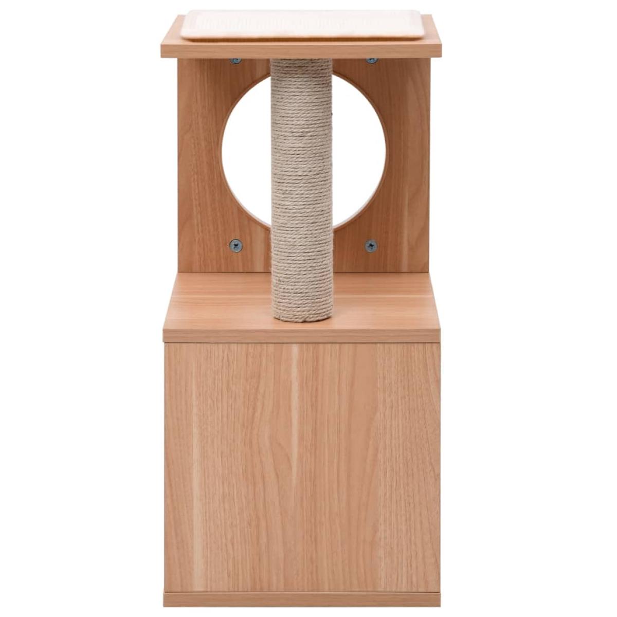 Rascador para gatos con alfombra rascadora de sisal 60 cm