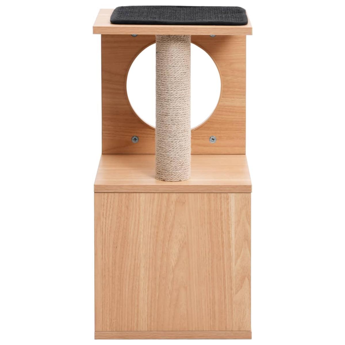 Rascador para gatos con alfombra rascadora de sisal 60 cm