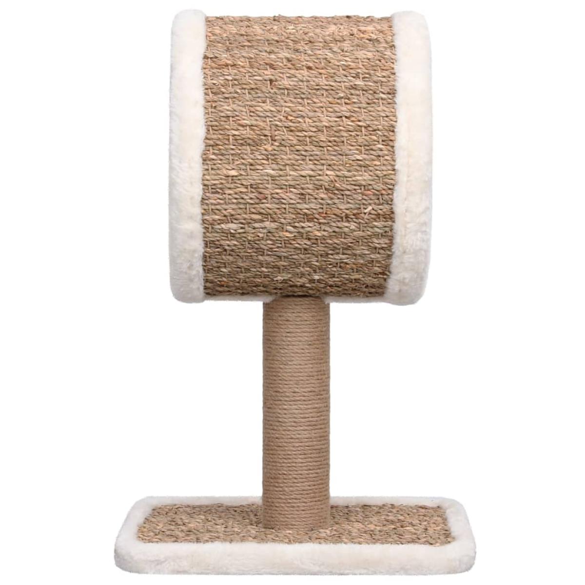 Árbol para gatos túnel superior y juguete hierba marina 56 cm