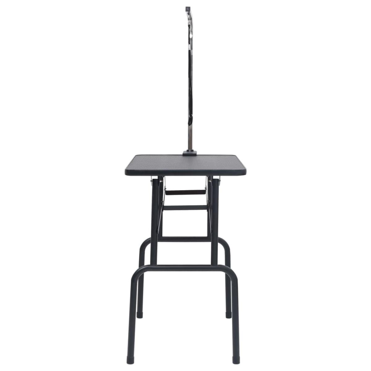 Mesa de aseo ajustable para perros con 1 lazo