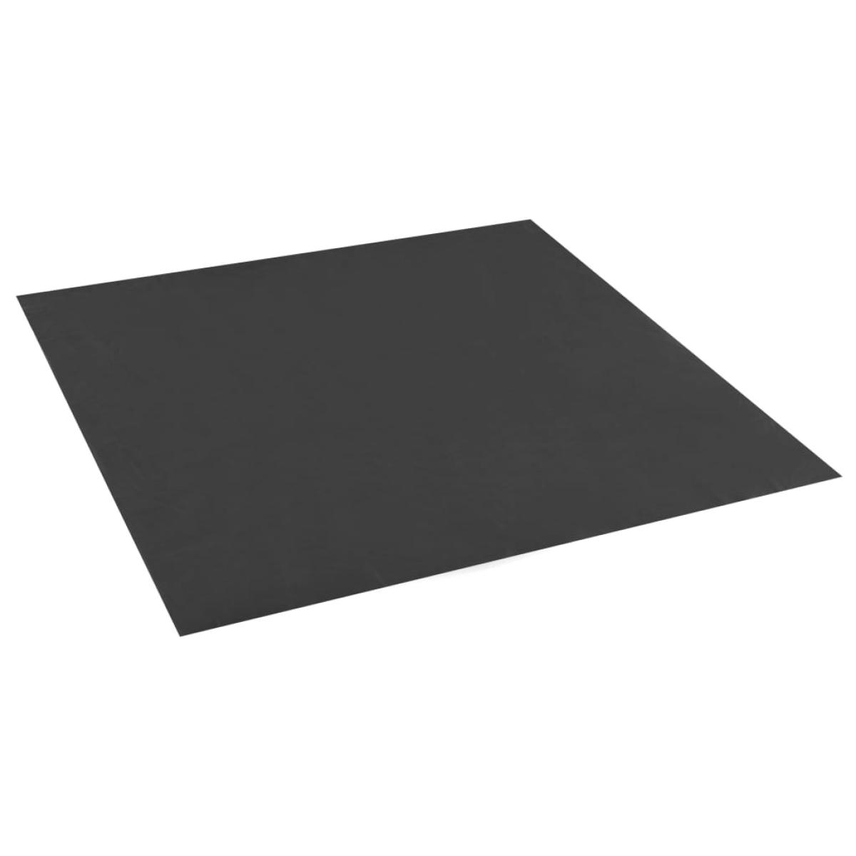 Forro de arenero negro 100x100 cm