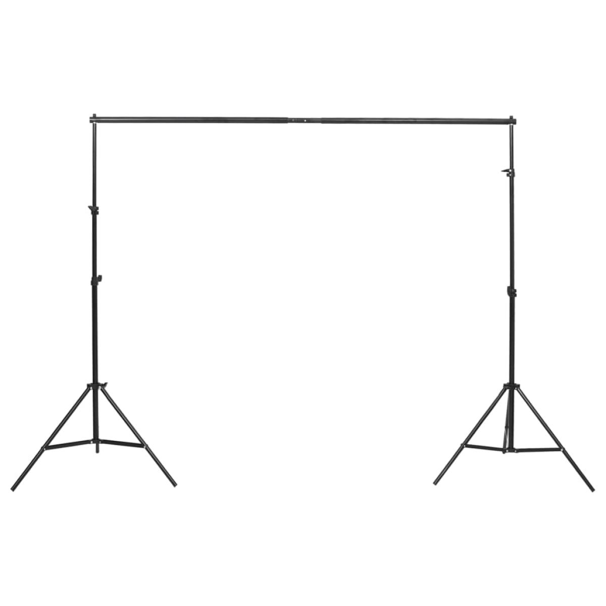Kit iluminación de estudio fotográfico con fondos y paraguas