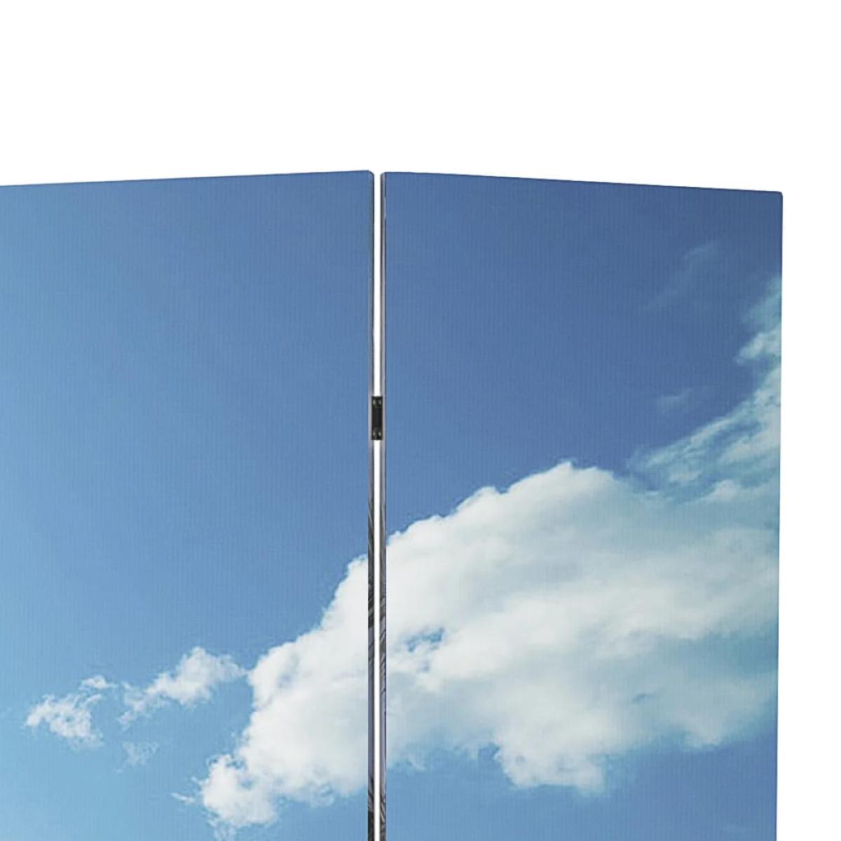 Biombo divisor plegable Playa 217x170 cm  