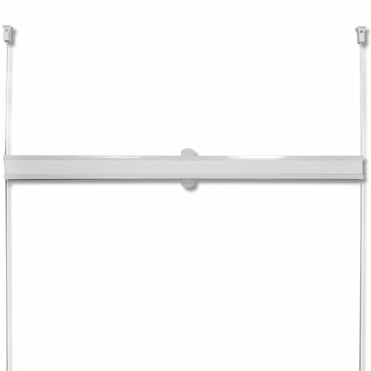 Persiana Cortina plisada blanca 80x200cm