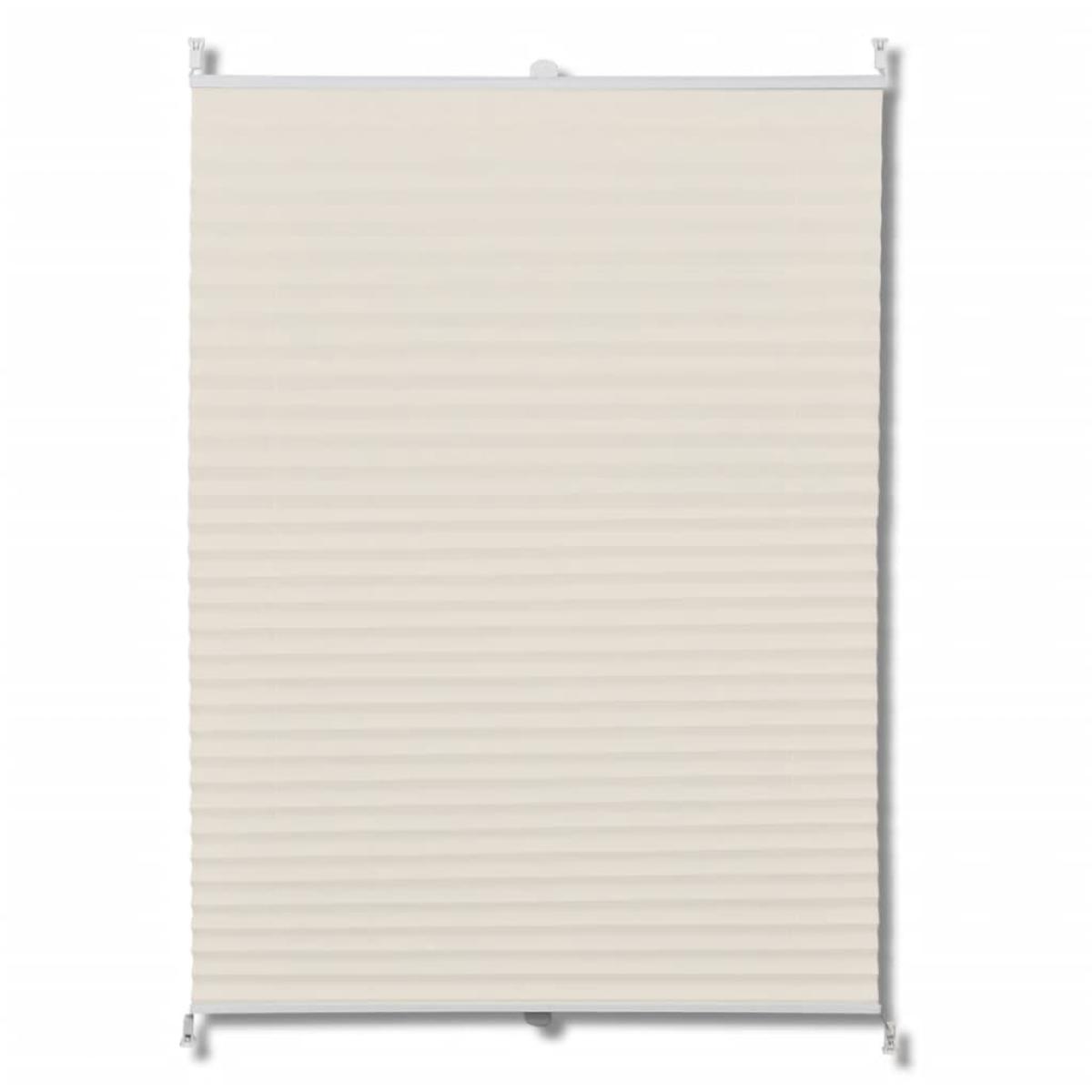 Plisé Para Ventana Persiana 70X125cm Crema