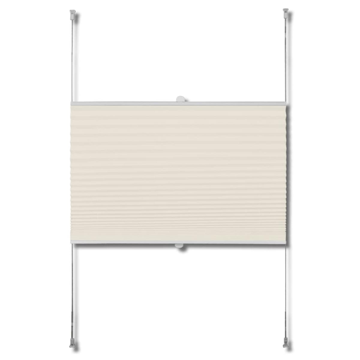 Plisé Para Ventana Persiana 110X200cm Crema