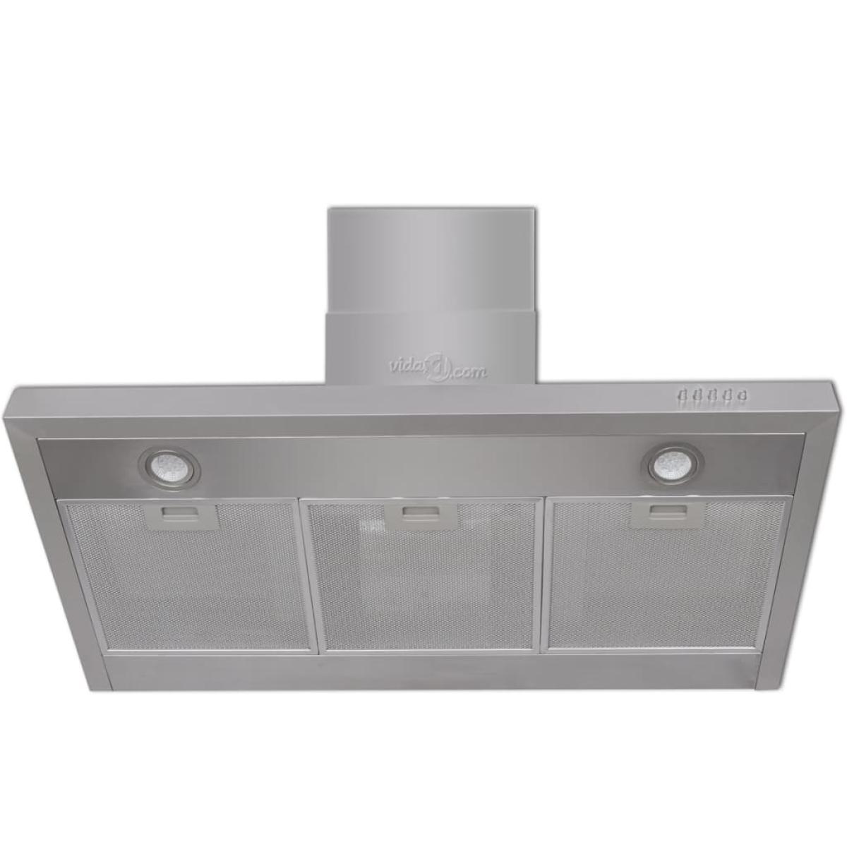 Campana extractora plana acero inoxidable 900 mm