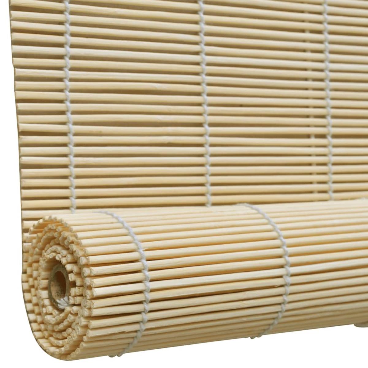 Persianas enrollables de bambú natural 120x220 cm