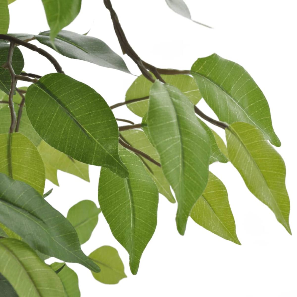 Planta enana artificial de ficus en maceta, 60 cm