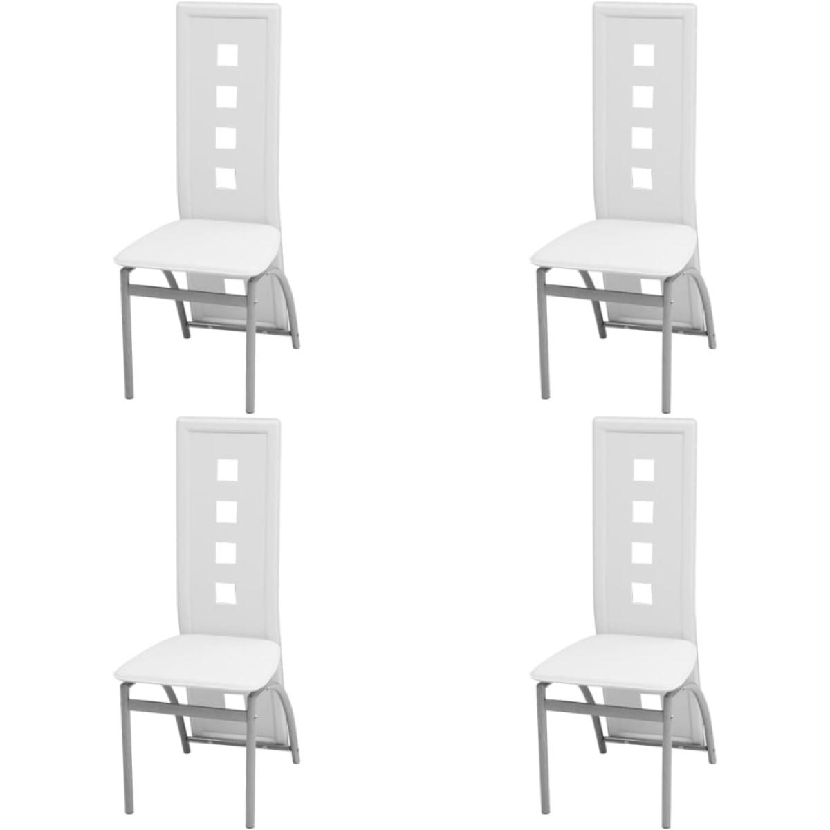 Conjunto de comedor de cinco piezas blanco