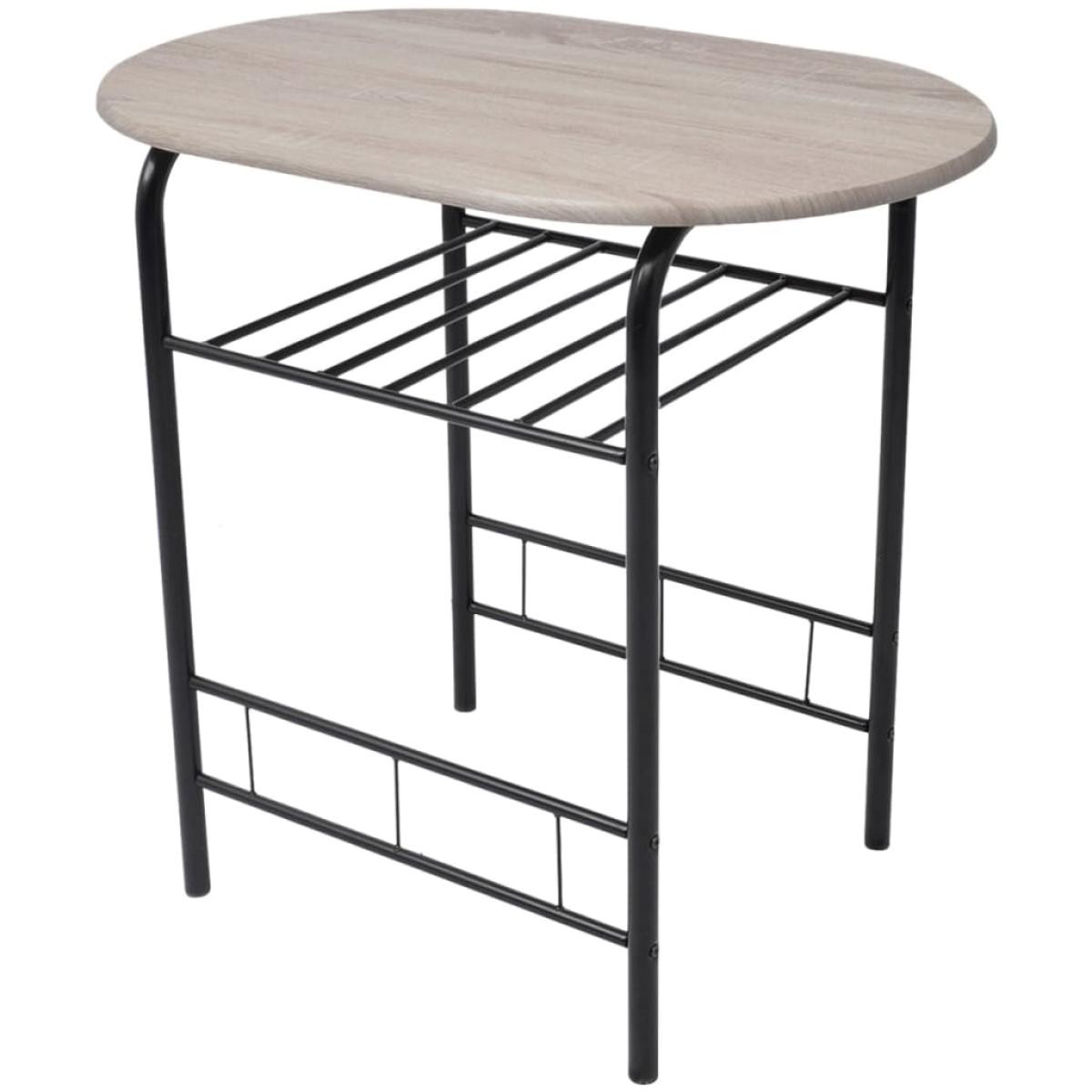 Mesa alta de cocina o bar con taburetes MDF