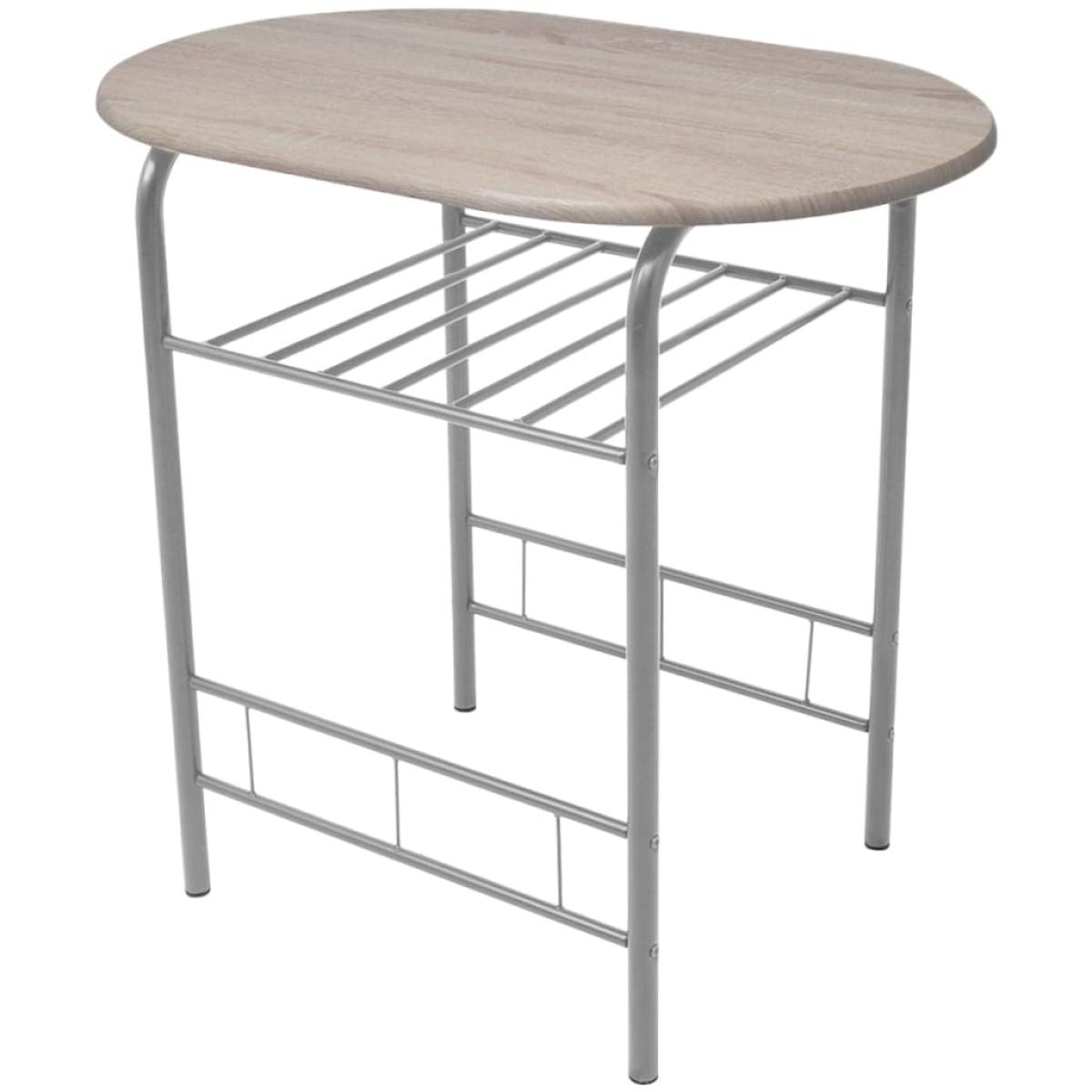 Mesa alta de cocina o bar y taburetes MDF