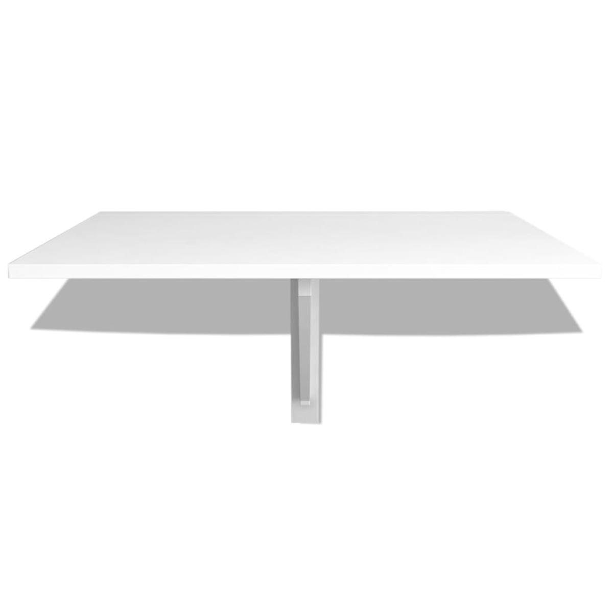Mesa plegable de pared blanca 100x60 cm