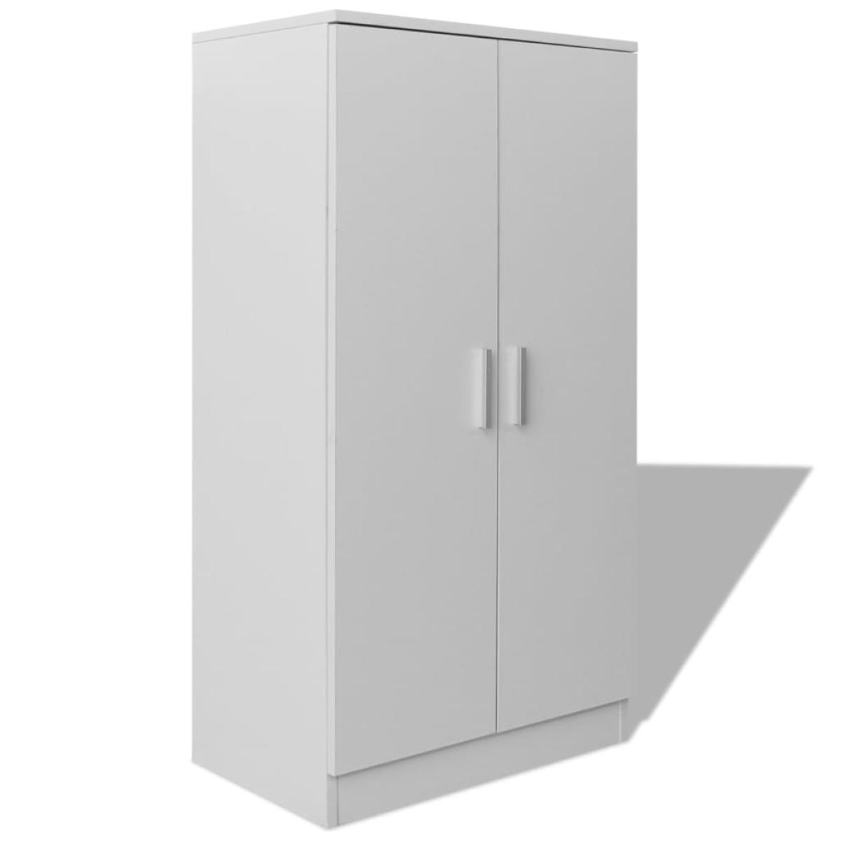 Mueble zapatero blanco con 7 estantes