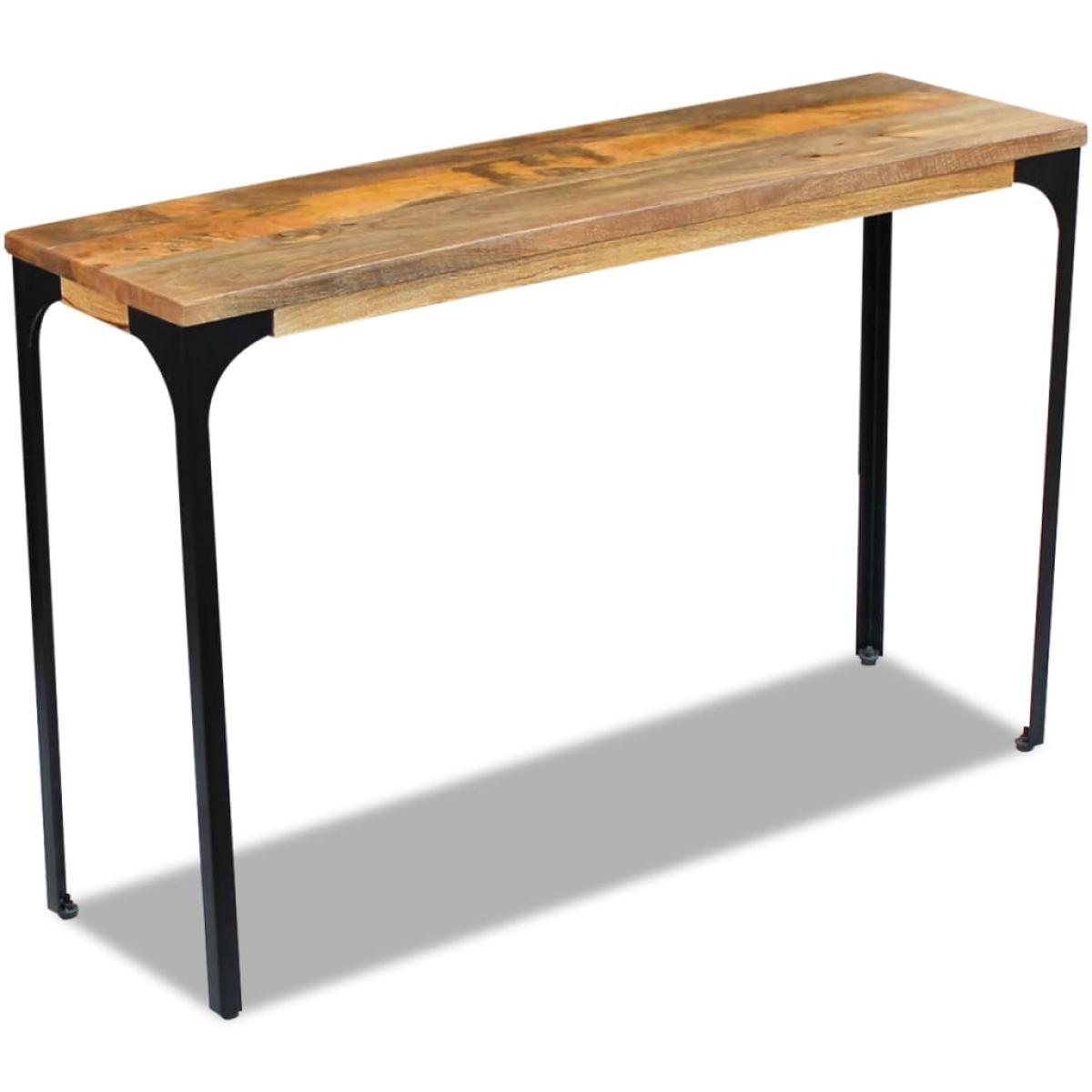 Mesa consola madera de mango 120x35x76 cm