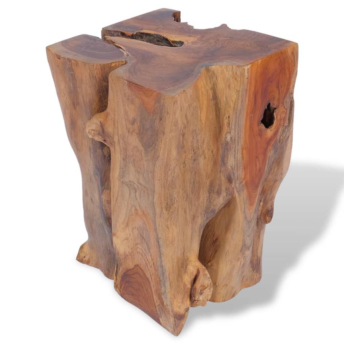 Taburete de madera de teca maciza 