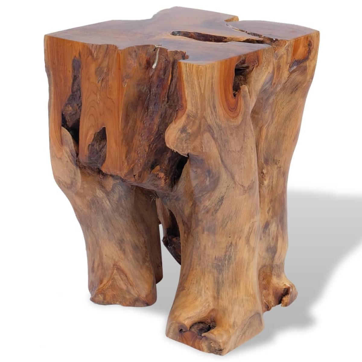 Taburete de madera de teca maciza 