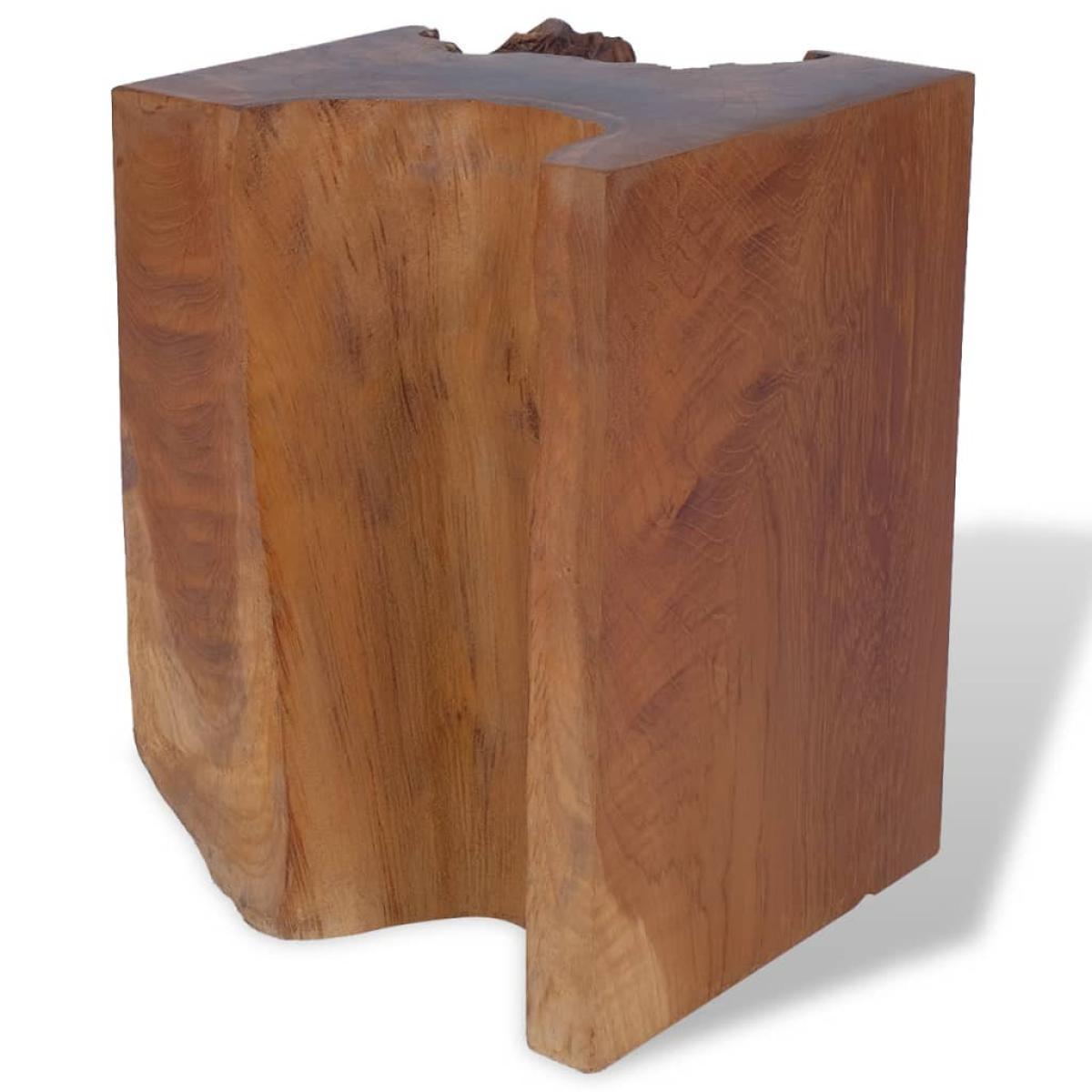 Taburete de madera de teca maciza 