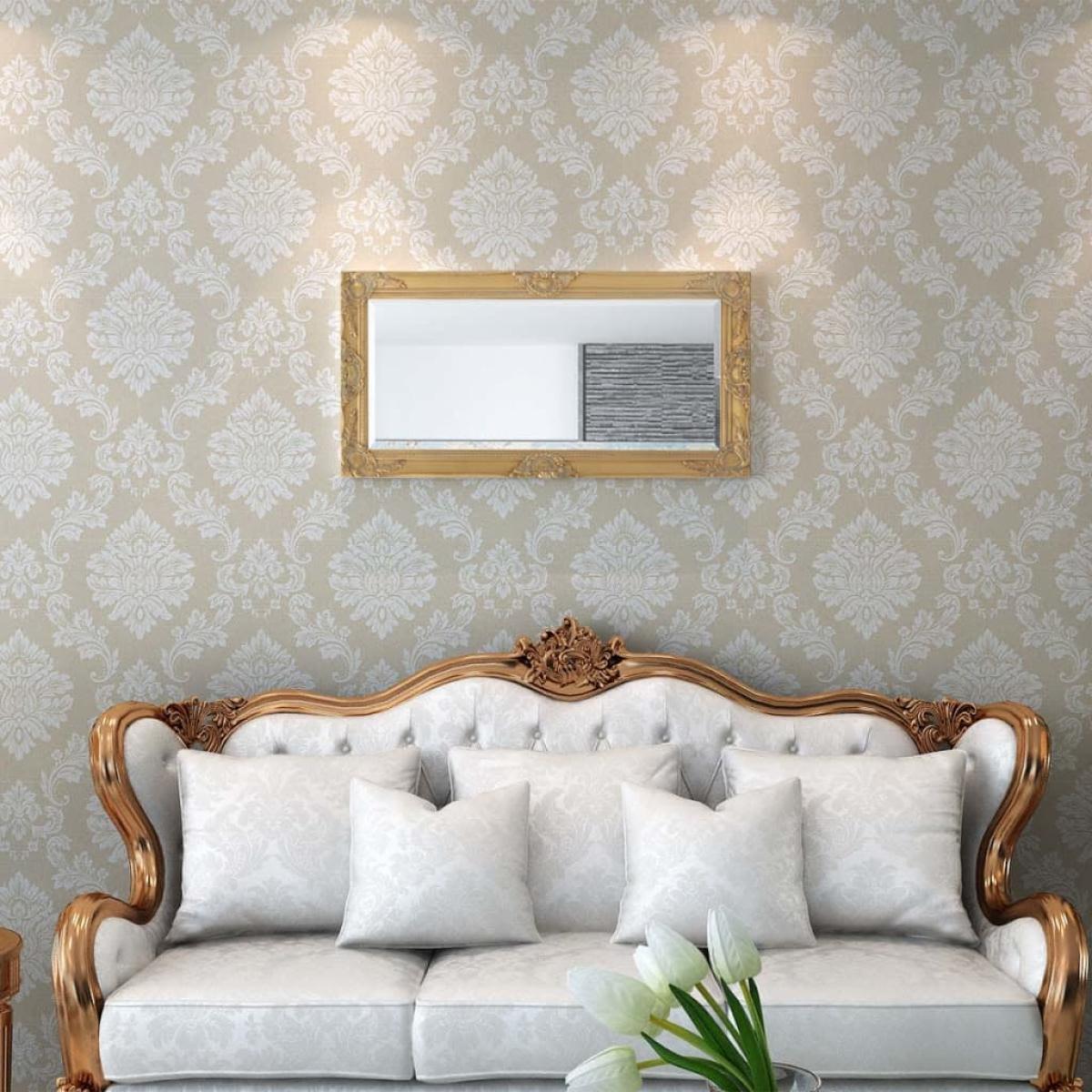 Espejo de pared estilo barroco 100x50 cm dorado