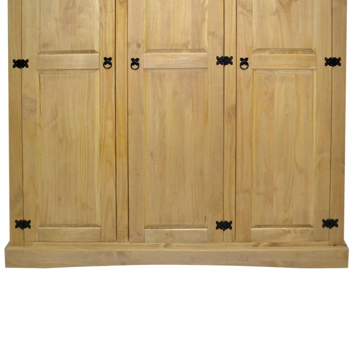 Armario madera de pino Mexicano estilo Corona 3 Puertas