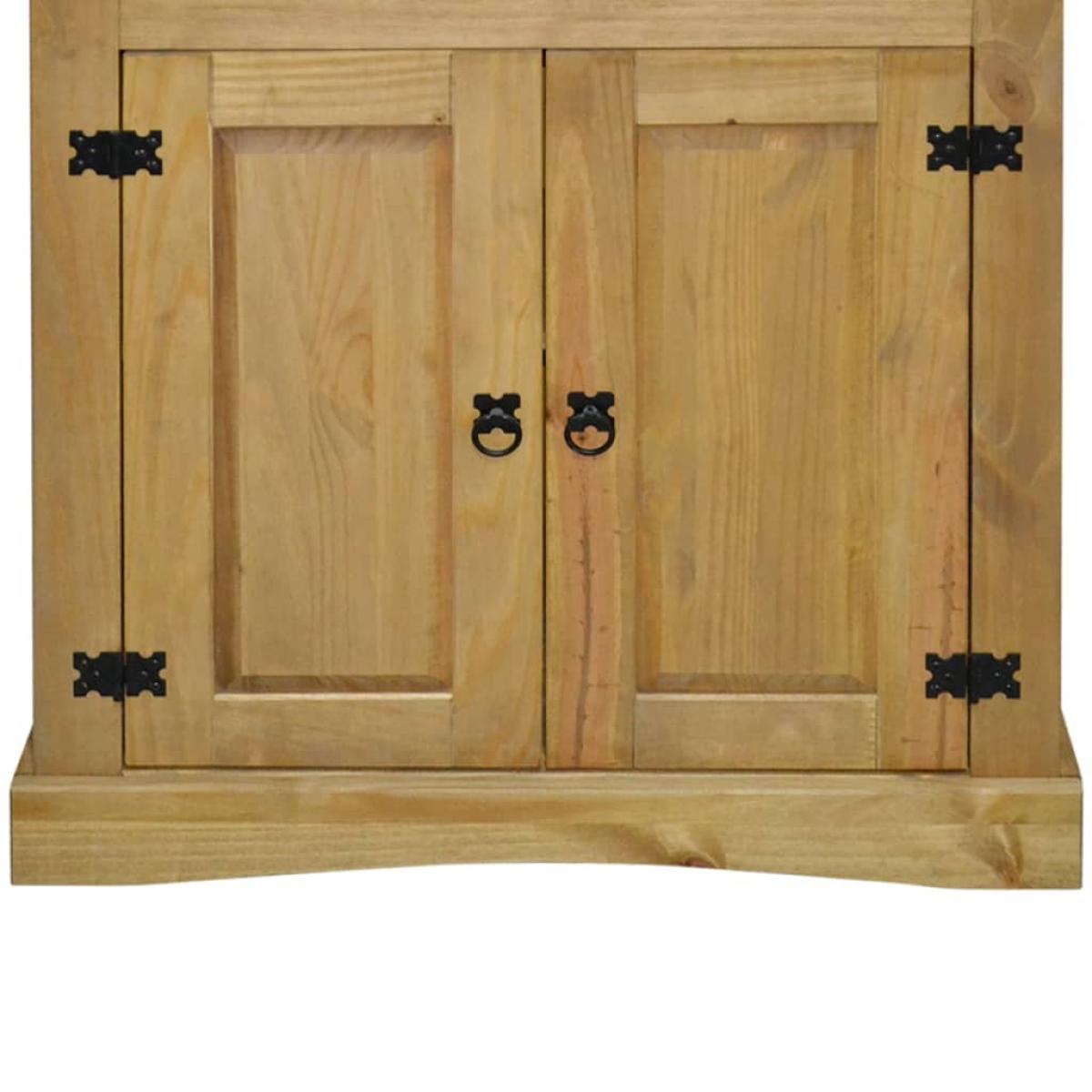 Aparador Corona Range de pino mexicano 80x40x170 cm