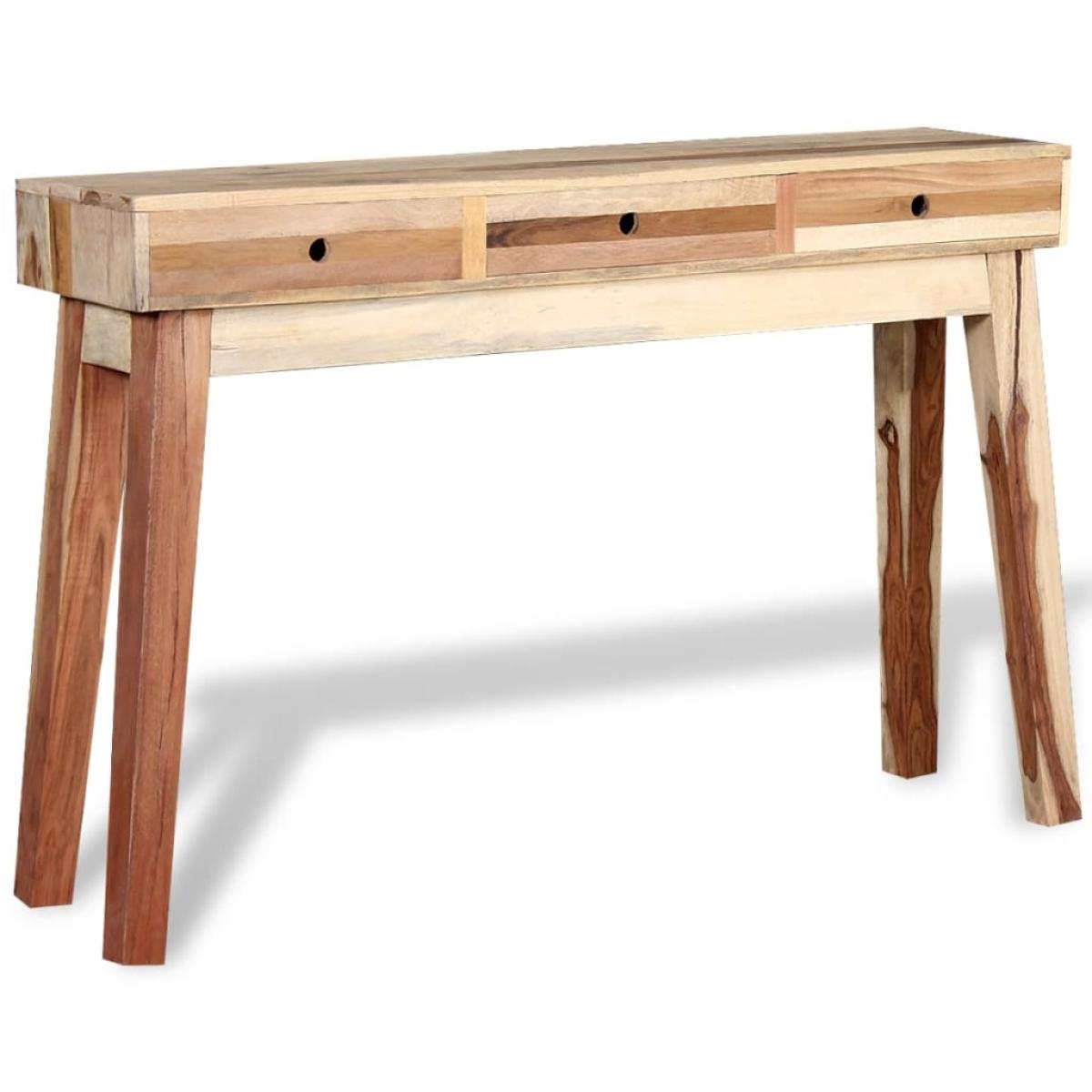 Mesa consola de madera maciza reciclada 