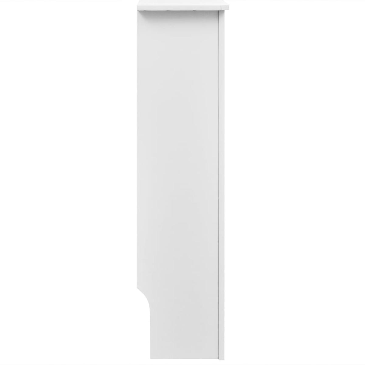 Cubierta para el radiador blanco MDF 172 cm