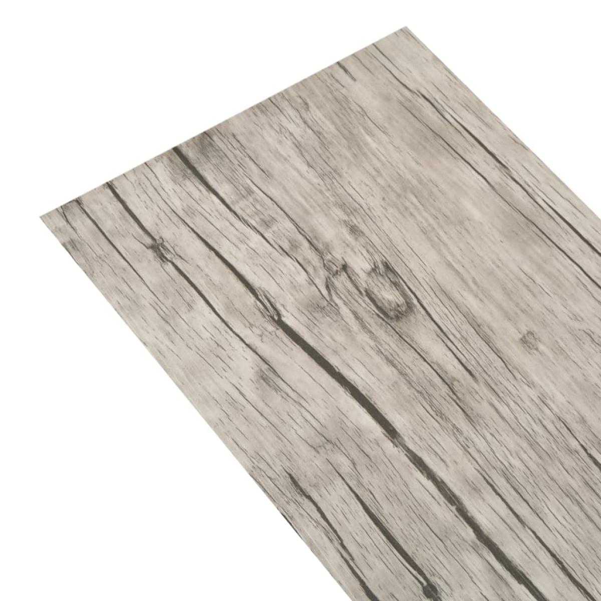 Lamas para suelo de PVC autoadhesivas 5,02 m² 2 mm roble