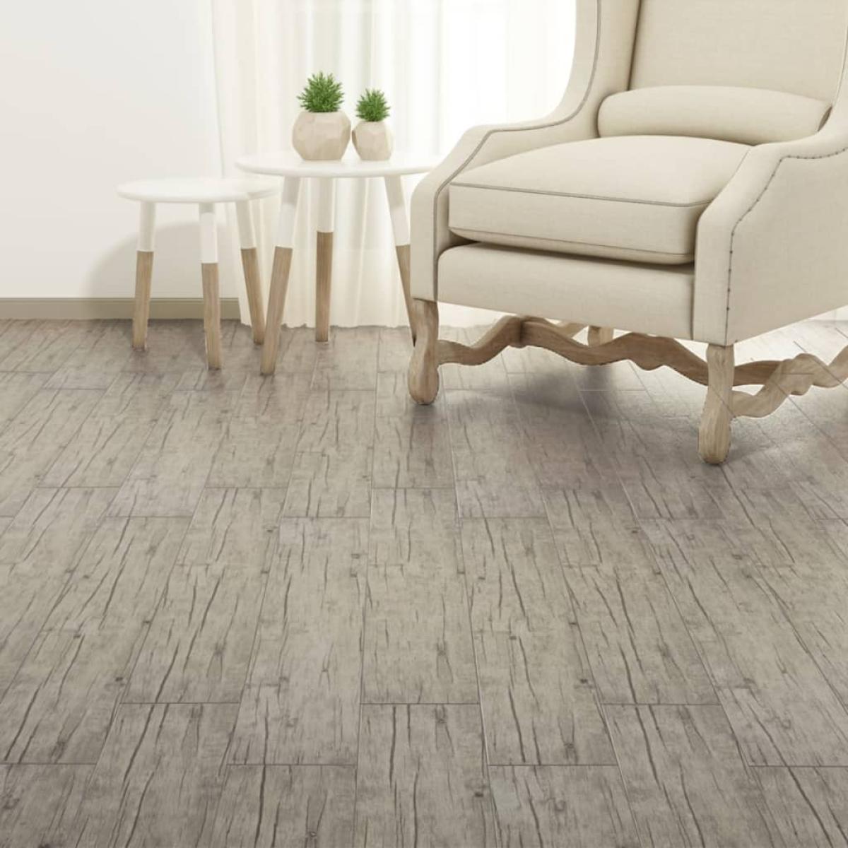 Lamas para suelo de PVC autoadhesivas 5,02 m² 2 mm roble