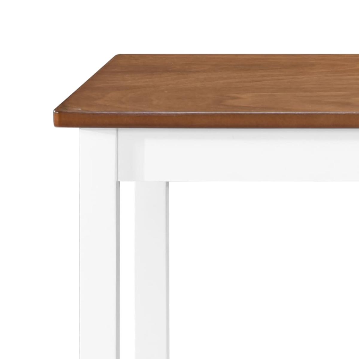 Mesa de bar madera maciza 108x60x91 cm