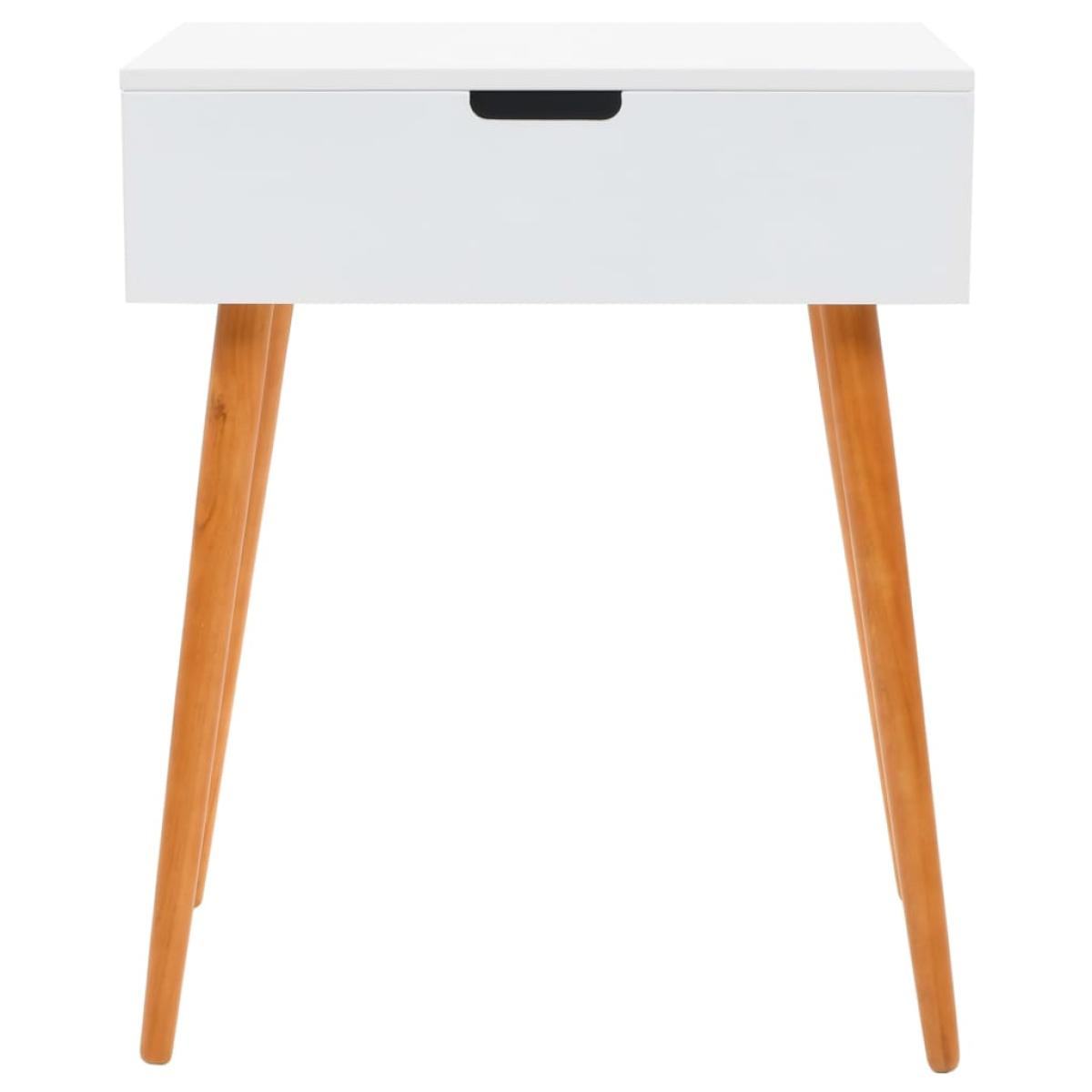 Tocador con espejo de MDF 60x40x75 cm