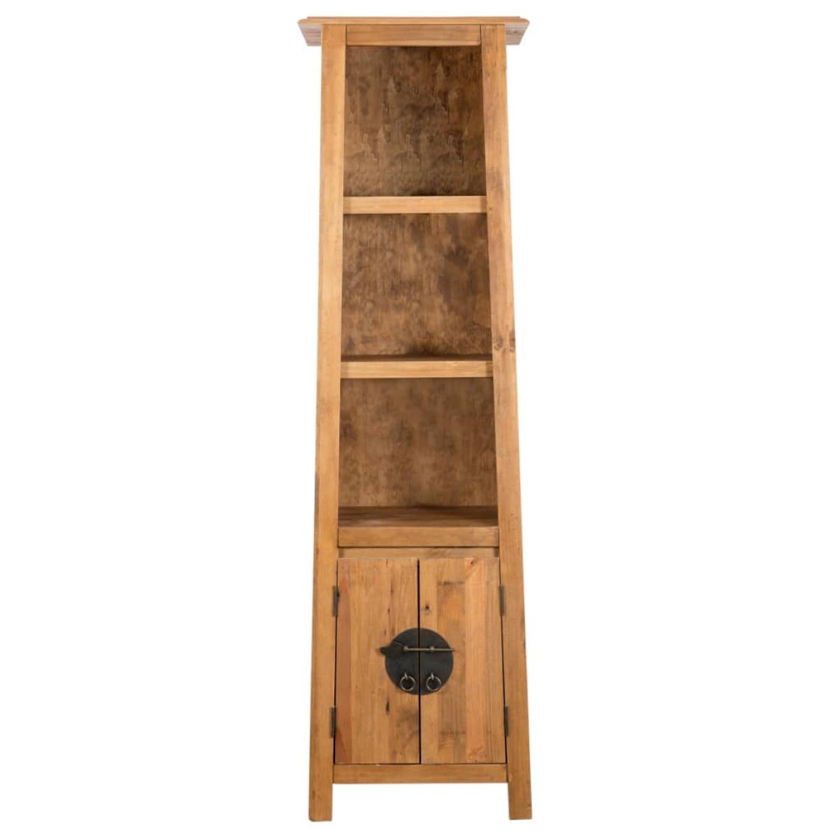 Armario de cuarto de baño madera reciclada pino 48x32x170cm