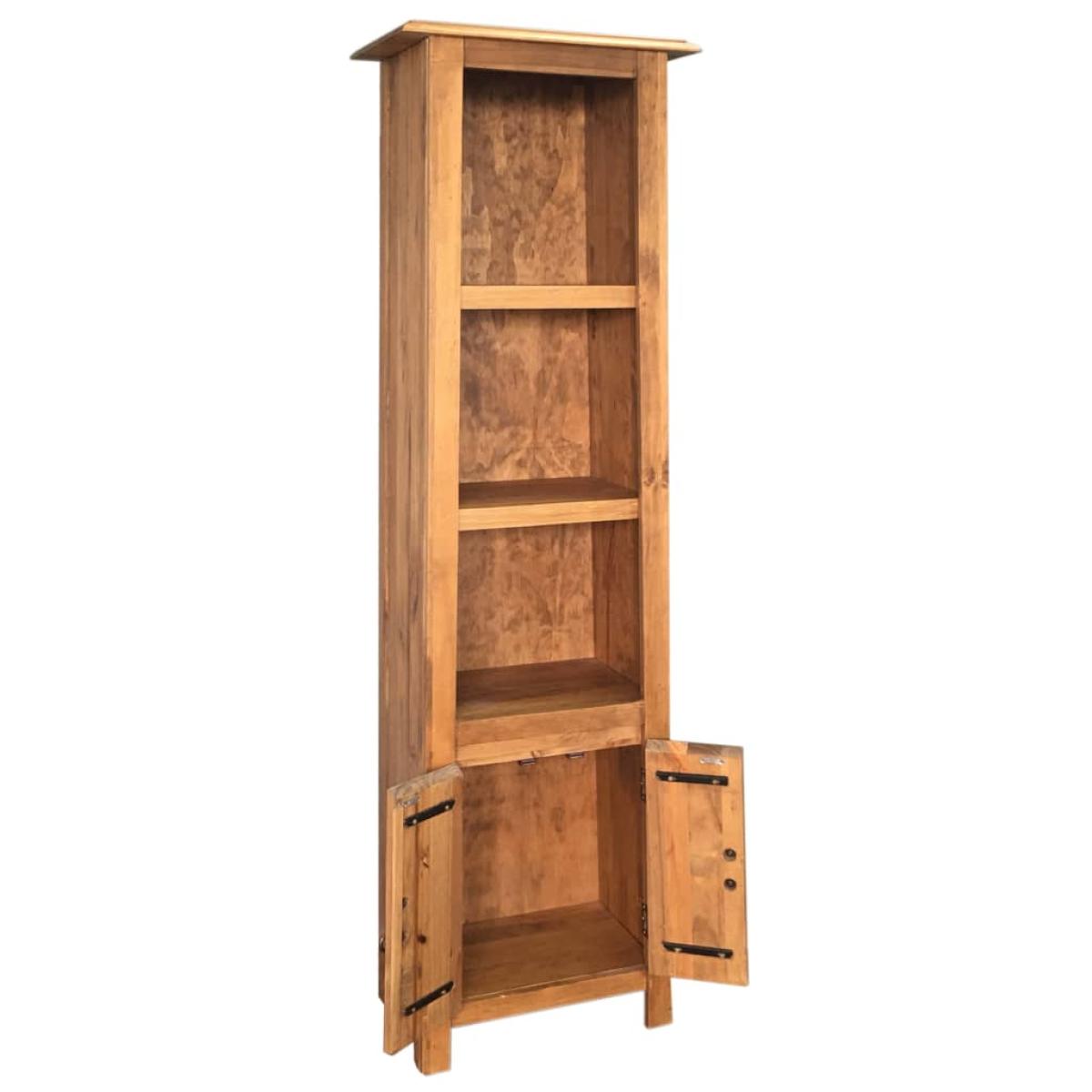 Armario de cuarto de baño madera reciclada pino 48x32x170cm