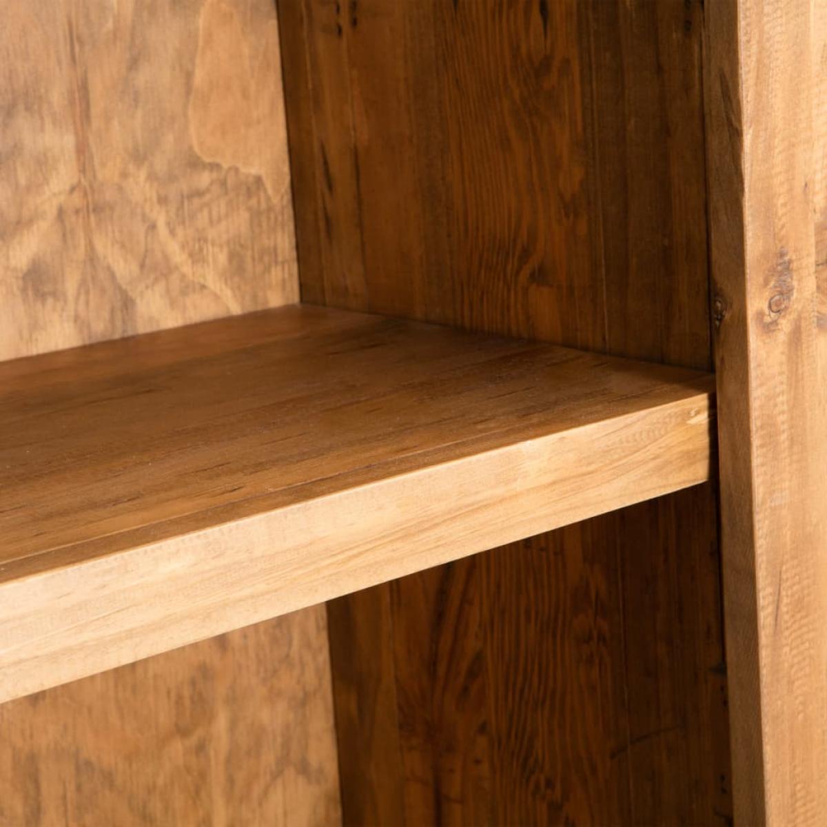 Armario de cuarto de baño madera reciclada pino 48x32x170cm