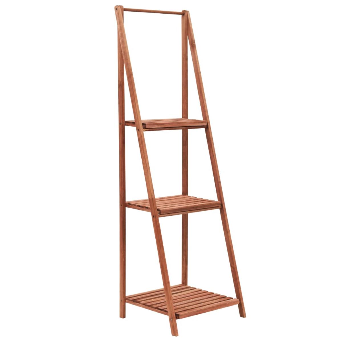 Soporte para plantas de madera de cedro 45x40x145 cm