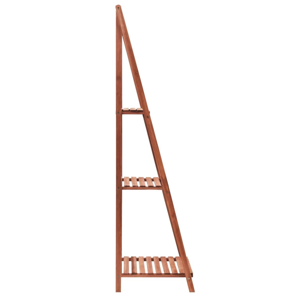 Soporte para plantas de madera de cedro 45x40x145 cm