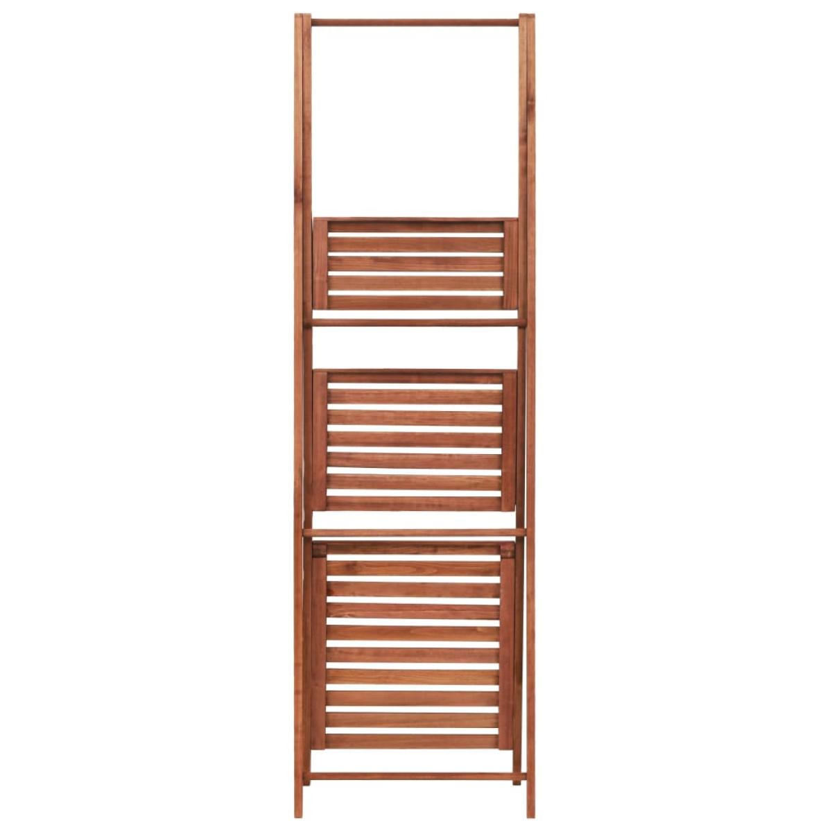 Soporte para plantas de madera de cedro 45x40x145 cm