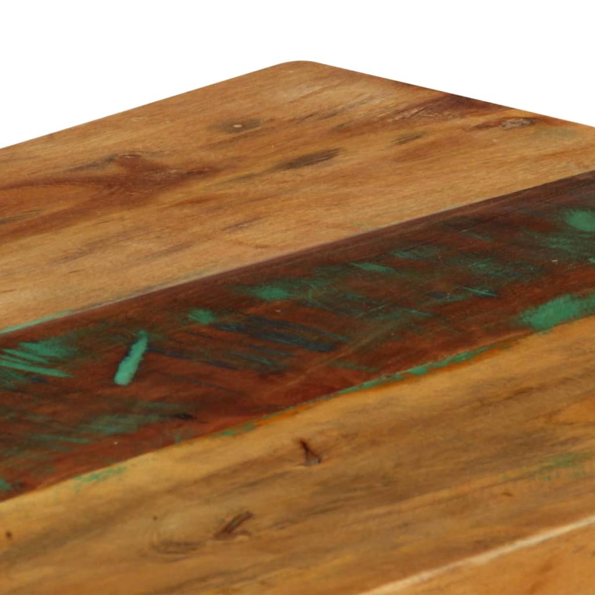 Mesa consola madera maciza reciclada 120x35x76 cm 