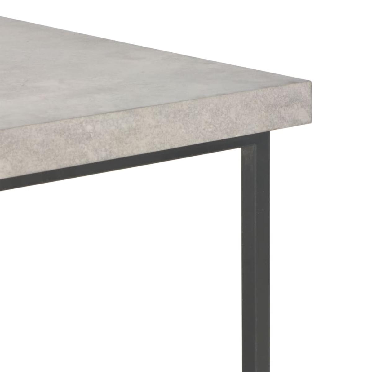 Mesa de centro con apariencia de hormigón 55x55x53 cm