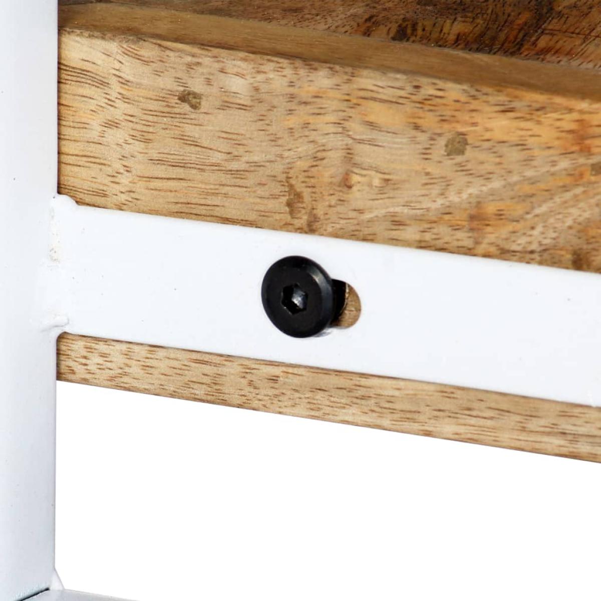 Mueble para TV de madera maciza de mango 150x30x40 cm 