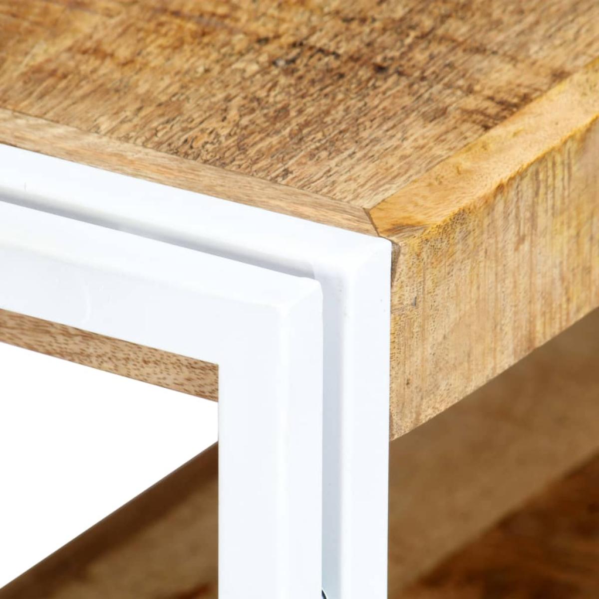 Mueble para TV de madera maciza de mango 150x30x40 cm 