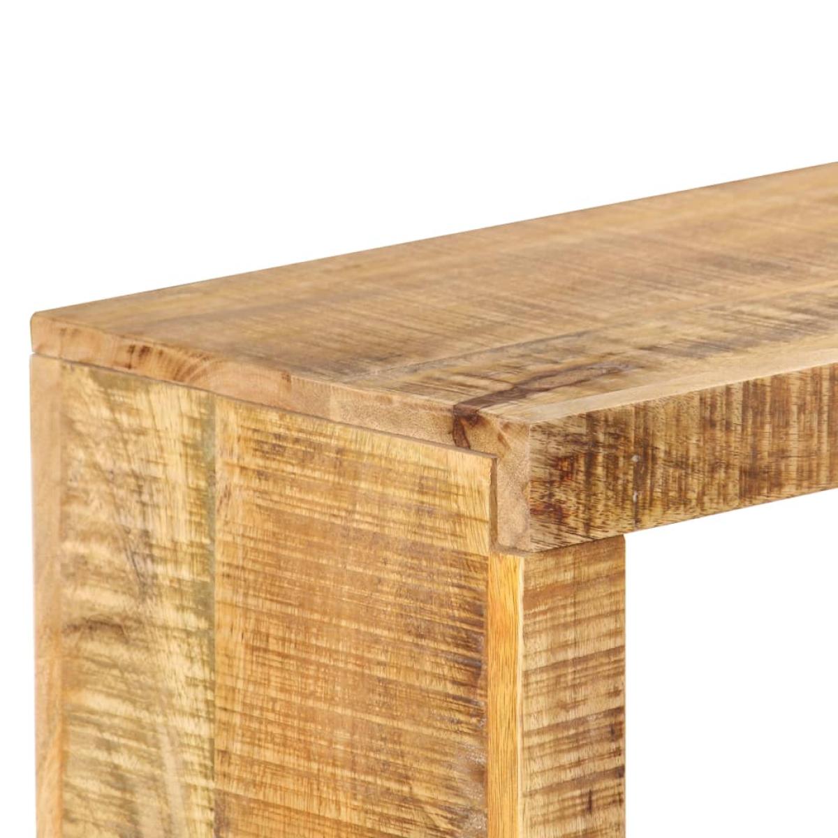 Aparador madera maciza de mango 160x25x95 cm