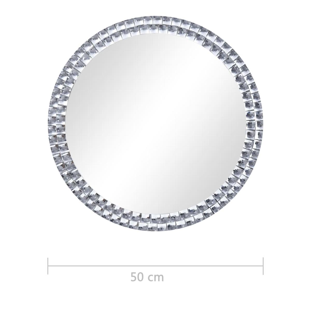 Espejo de pared de vidrio templado 50 cm