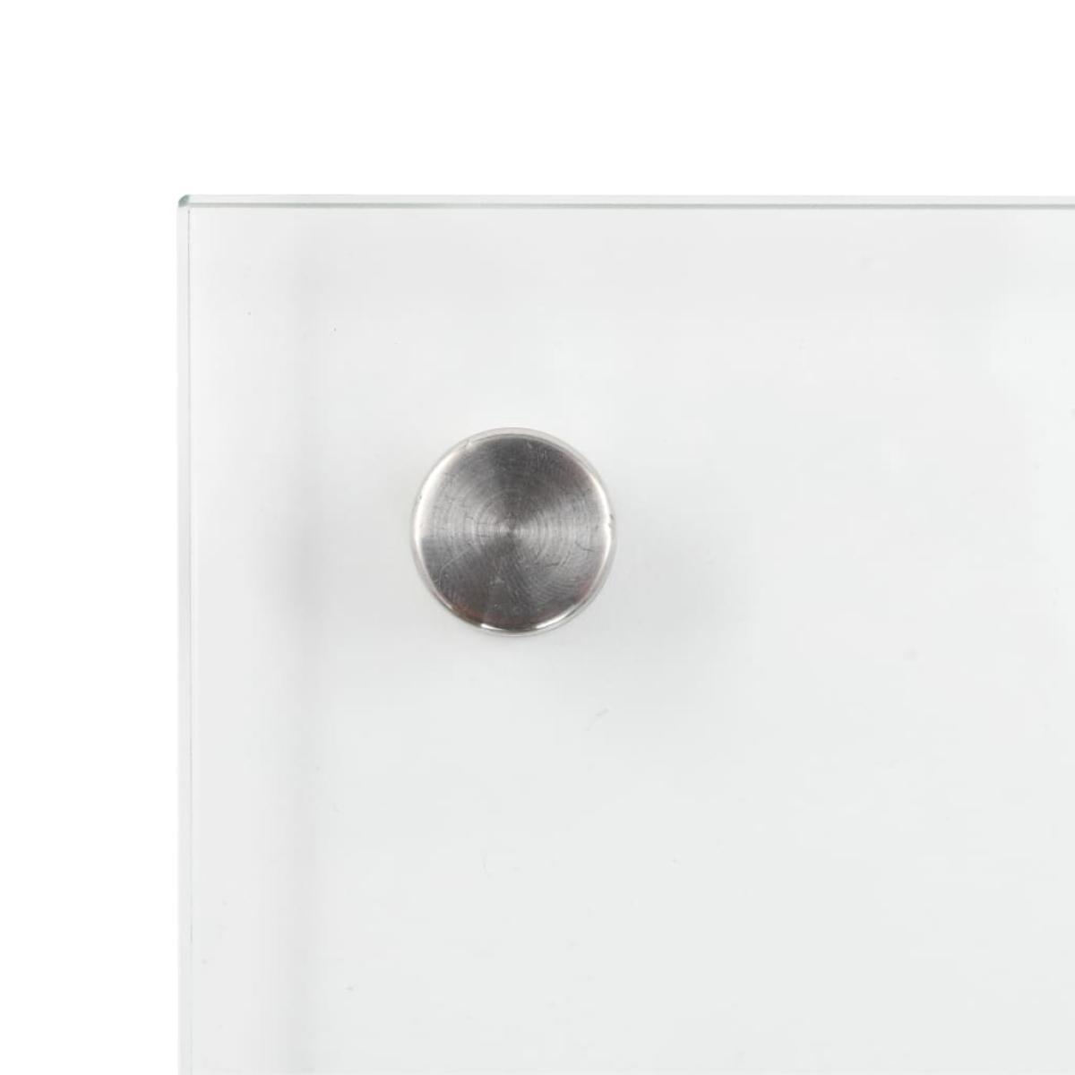 Protector contra salpicaduras cocina vidrio templado 100x50 cm