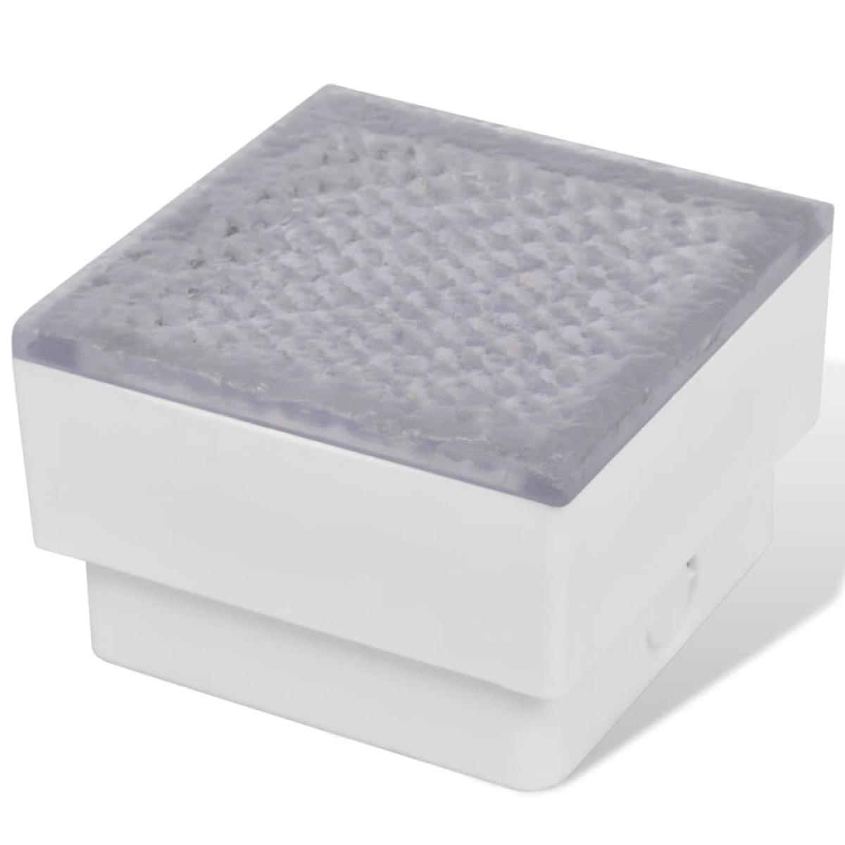 Lámparas LED empotrables 6 unidades 100x100x68 mm
