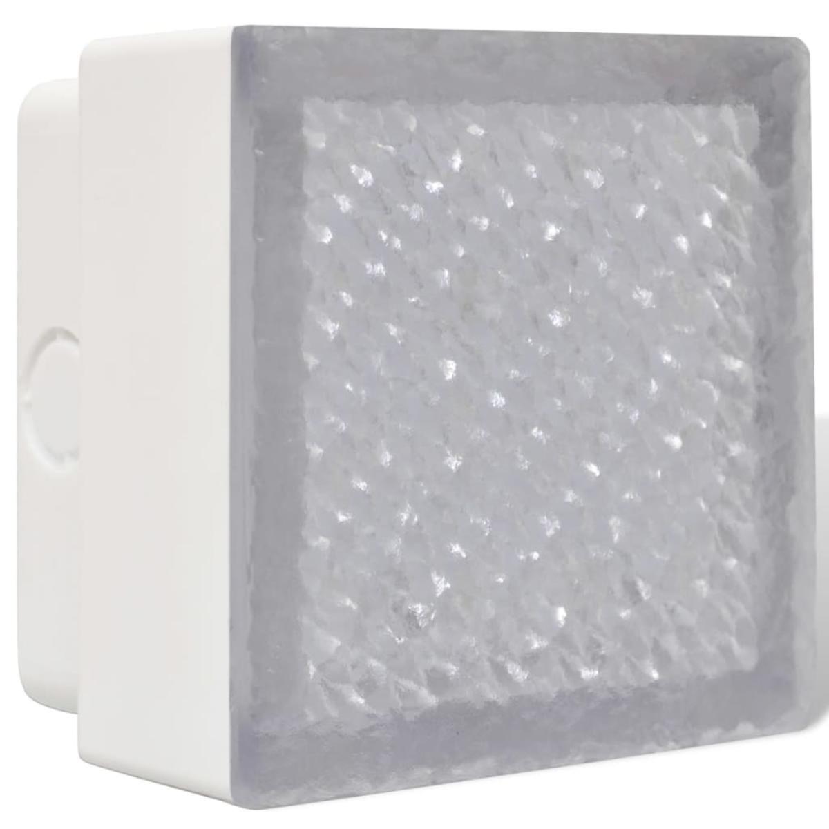 Lámparas LED empotrables 6 unidades 100x100x68 mm