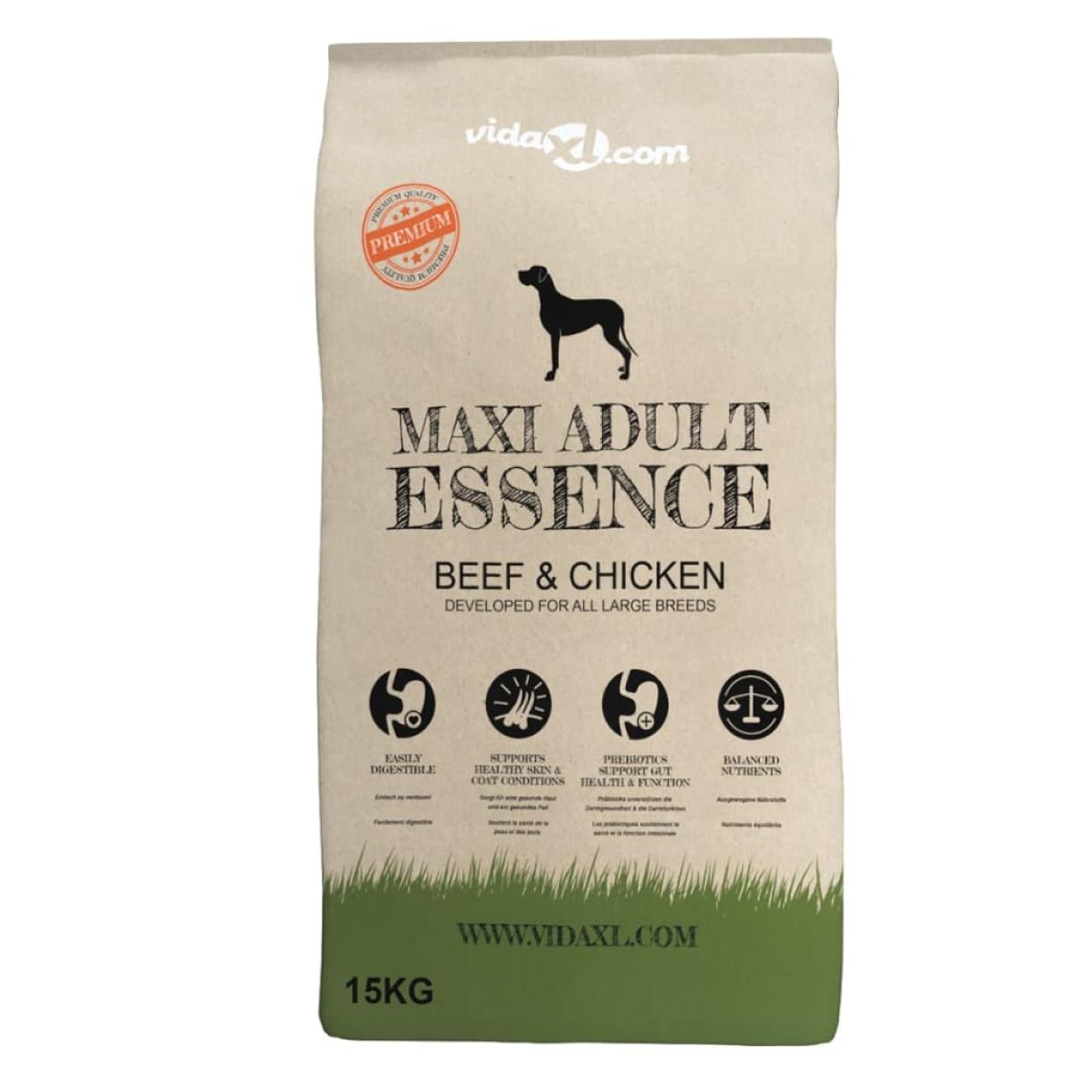 Comida seca perros Maxi Adult Essence Beef&Chicken 2 uds 30 kg