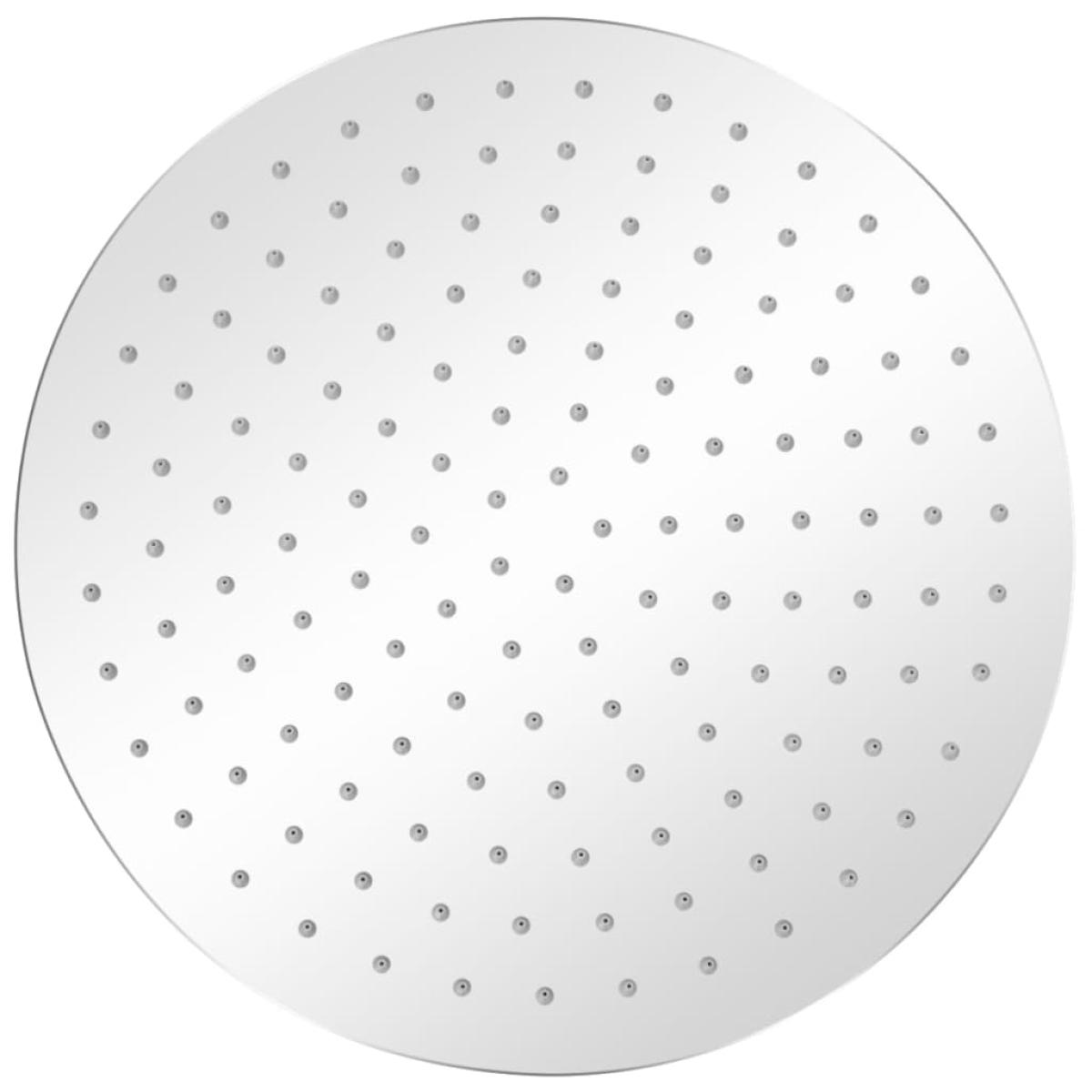 Cabezal de ducha efecto lluvia 2 pzs acero inoxidable Ø 30 cm